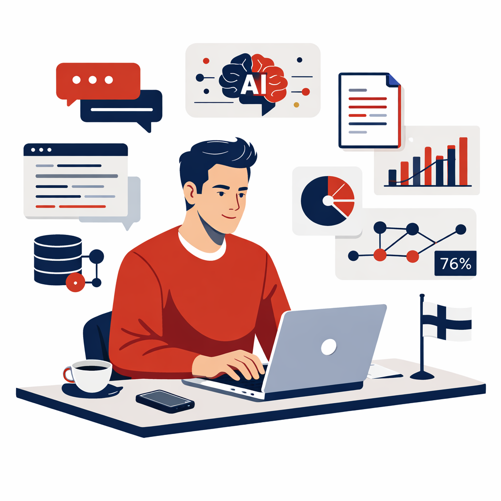 Finnish Professional with Floating AI Elements-1